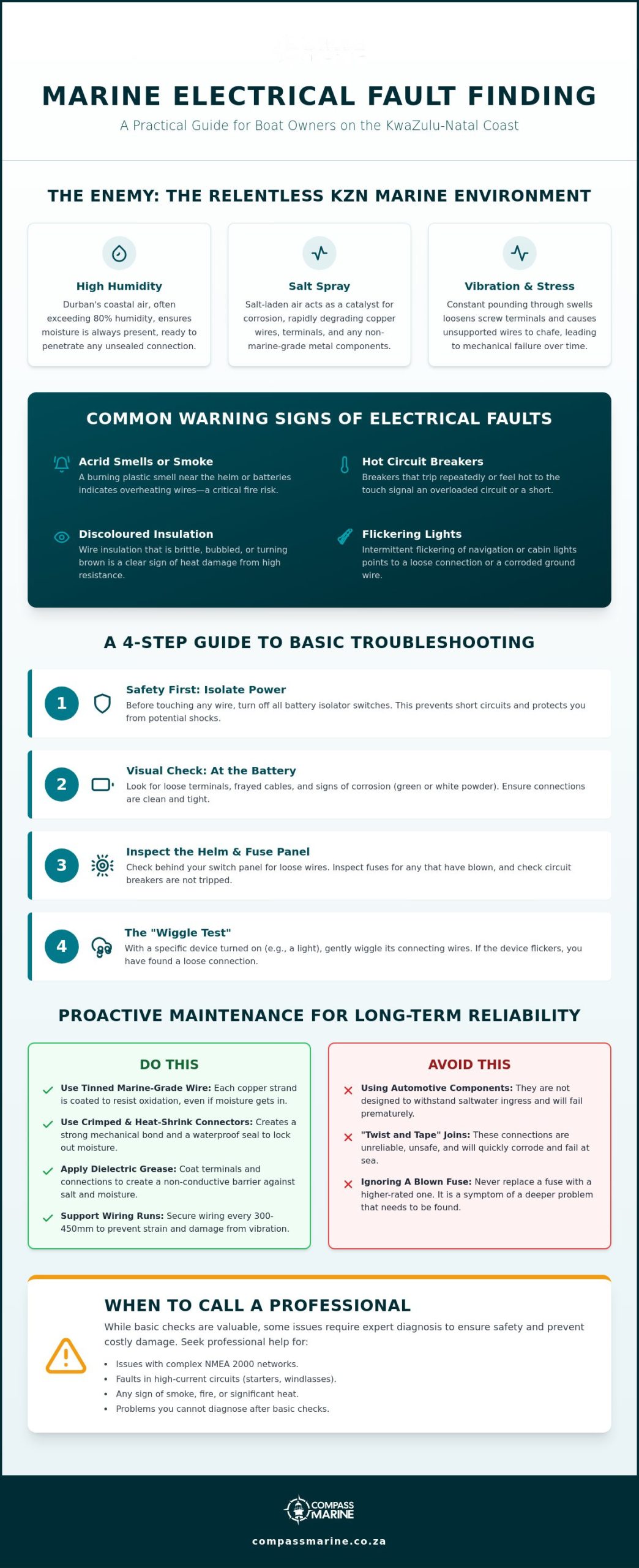 Marine Electrical Fault Finding: A Guide to Troubleshooting Boat Electronics